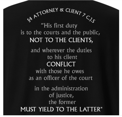 Attorneys True Duty to Public Shirt